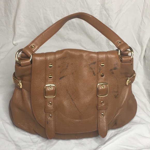 BODHI  LUGGAGE Brown with gold hardware LEATHER - Picture 1 of 9